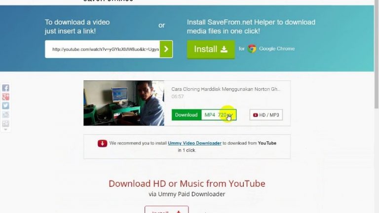savefrom net download facebook video